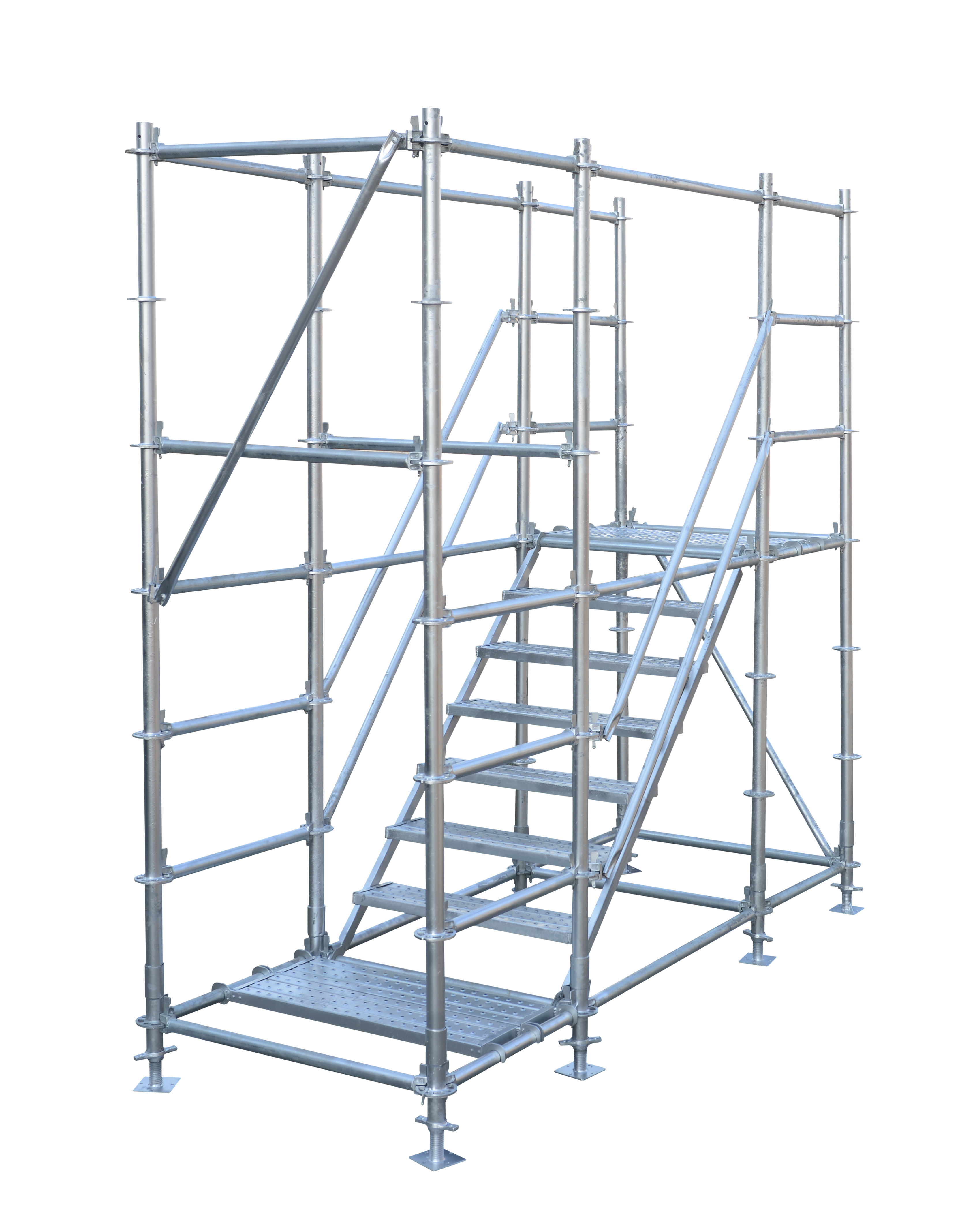 Andaimes do sistema Ringlock dos materiais de construção Andamios Multidireccionales