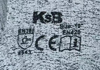 Luvas de segurança HPPE para proteção de andaimes de construção